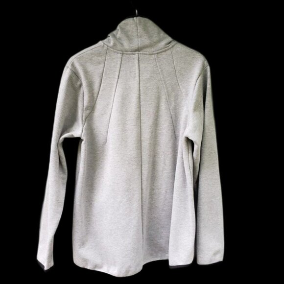 Champion Victory Fleece Grey Funnel Neck Top Sweater with Zip Pockets - Picture 2 of 8
